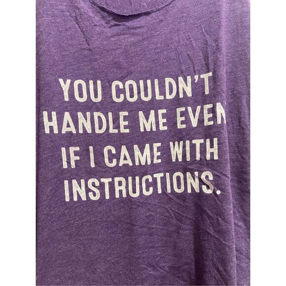 You Couldn't Handle Me Women's Tank Top size XL - Picture 2 of 2